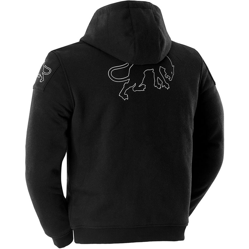 Chaqueta de moto Furygan Livio X Kevlar® negra y blanca