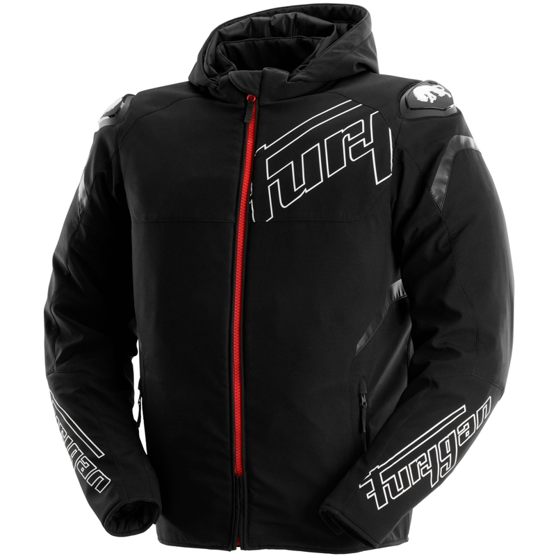 Chaqueta de moto Furygan Sektor Roadster Evo negra-blanca-roja
