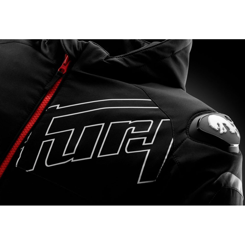 Chaqueta de moto Furygan Sektor Roadster Evo negra-blanca-roja