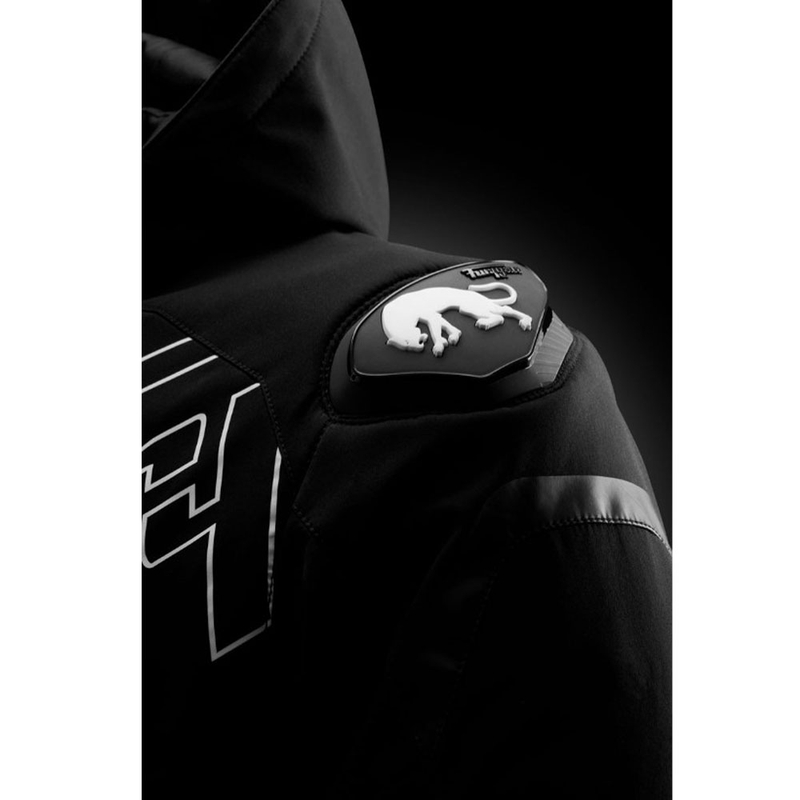 Chaqueta de moto Furygan Sektor Roadster Evo negra-blanca-roja