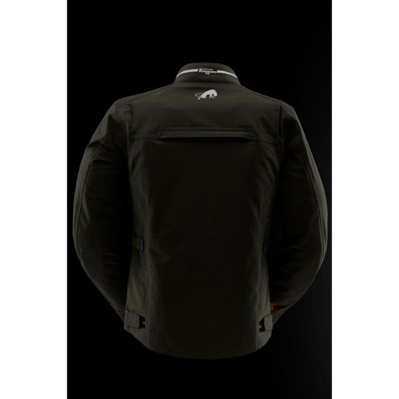 Chaqueta de moto Furygan Harris Trooper color verde caqui