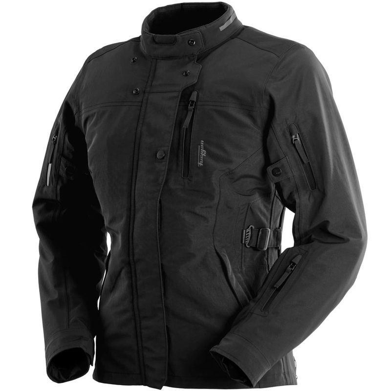 Chaqueta de moto Furygan Sarah Trooper para mujer, color negro.