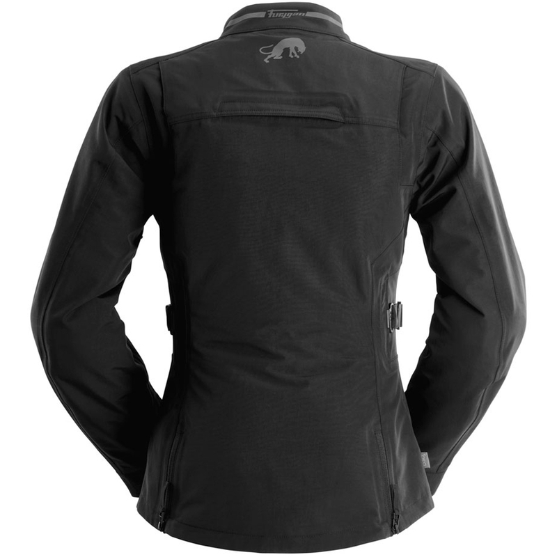 Chaqueta de moto Furygan Sarah Trooper para mujer, color negro.