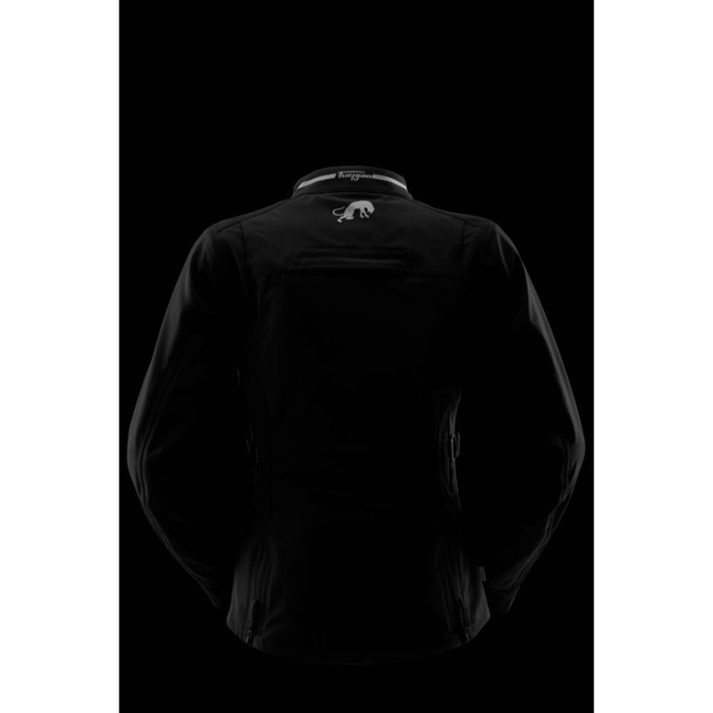Chaqueta de moto Furygan Sarah Trooper para mujer, color negro.