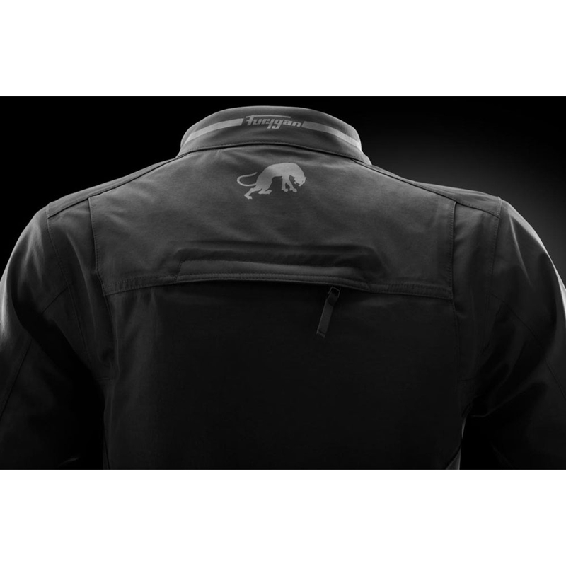 Chaqueta de moto Furygan Sarah Trooper para mujer, color negro.