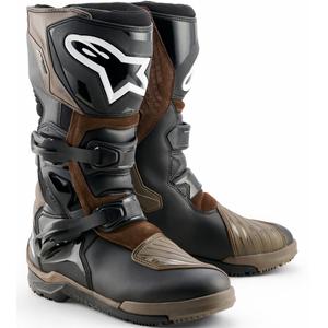 Botas de moto Alpinestars Corozal V2 Adventure Drystar marrón-negro