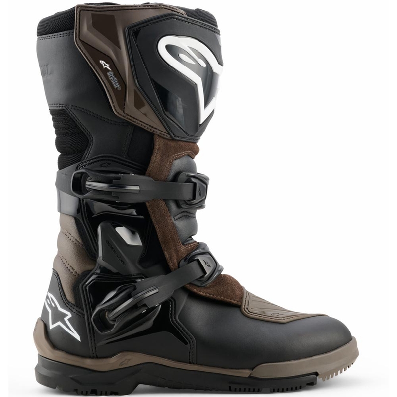 Botas de moto Alpinestars Corozal V2 Adventure Drystar marrón-negro