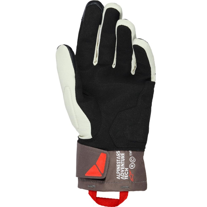 Guantes de moto Alpinestars XT-3 Drystar con aislamiento en marrón oscuro, arena, negro y naranja