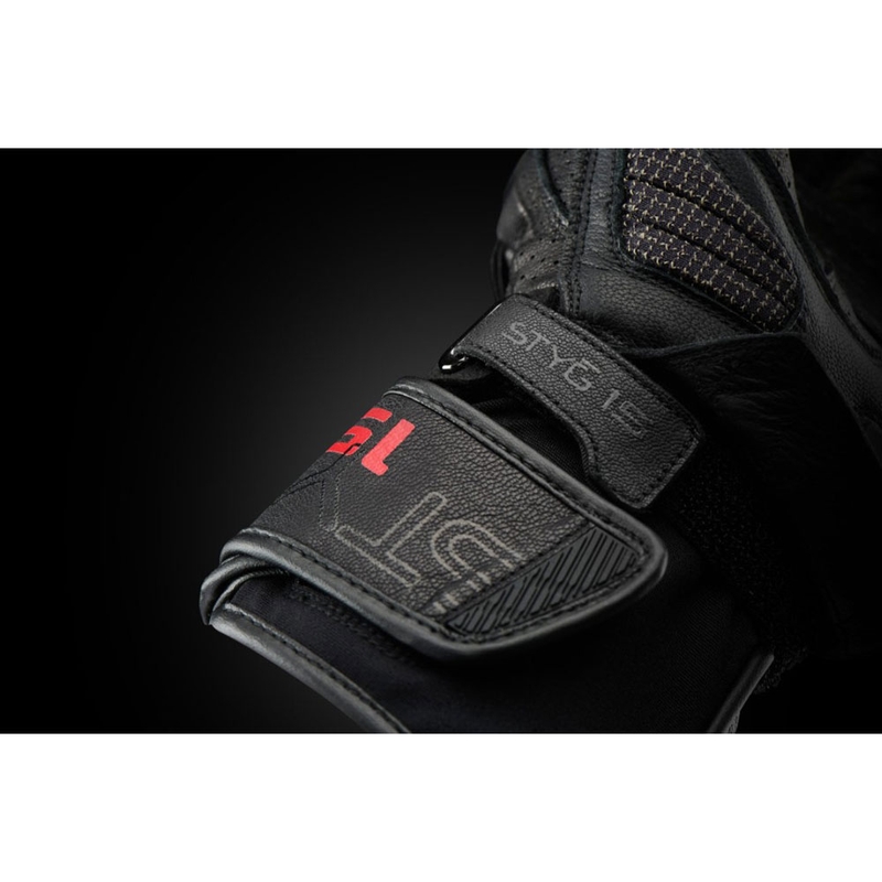Guantes de moto ventilados Furygan STYG 15 negro-rojo
