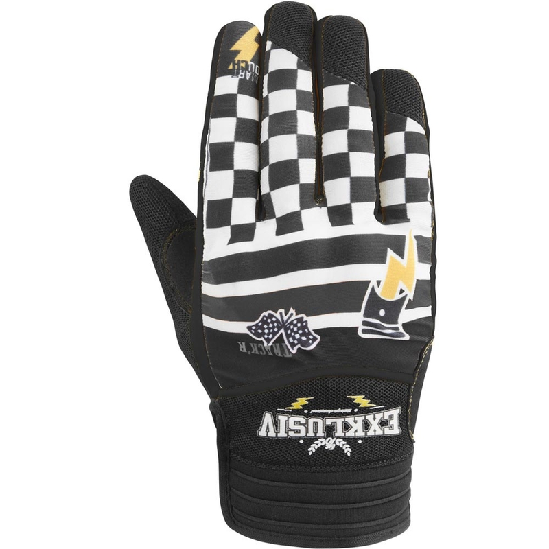 Guantes de moto NOX Exklusiv Airflow Tracker negro-blanco