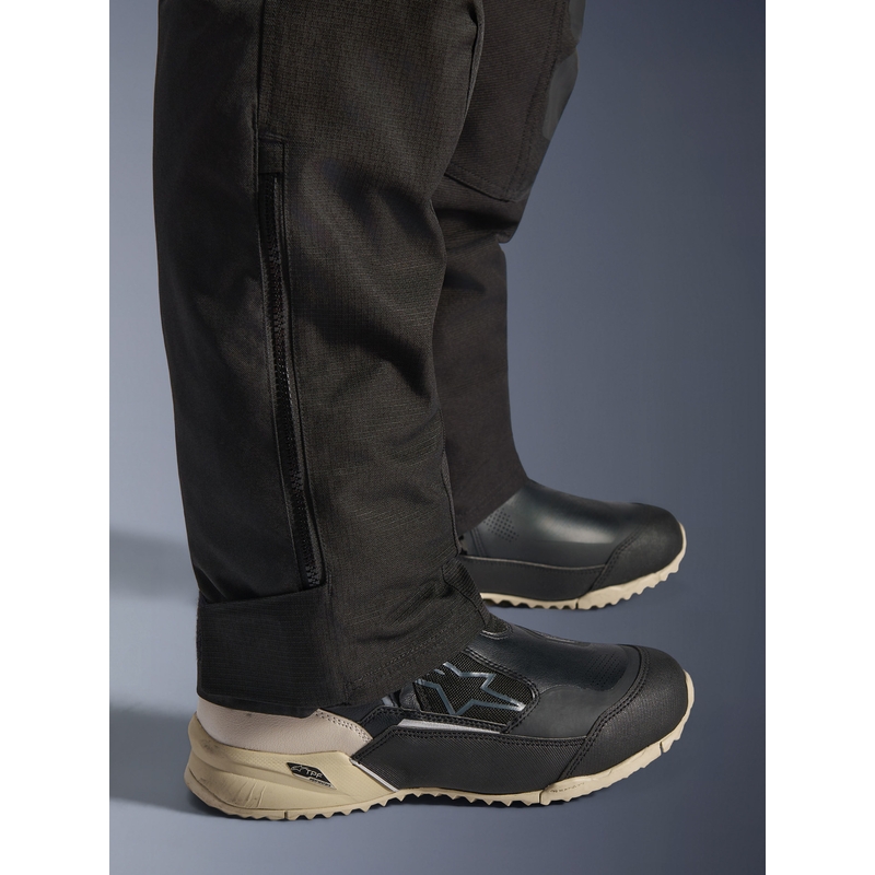 Pantalones de moto Alpinestars Stella Andes V4 Drystar para mujer, color negro y gris oscuro