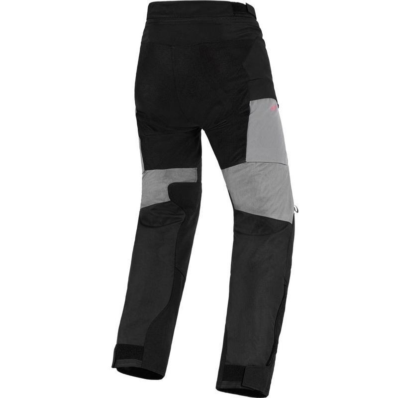 Pantalones de moto Alpinestars Stella Andes V4 Drystar para mujer, color negro y gris oscuro