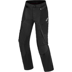 Pantalones de moto Alpinestars Stella Andes V4 Drystar para mujer, color negro