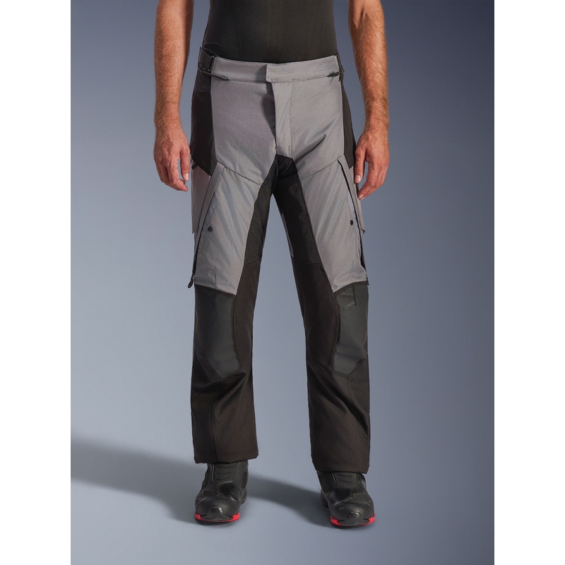 Pantalones de moto Alpinestars Andes V4 Drystar negro-gris oscuro