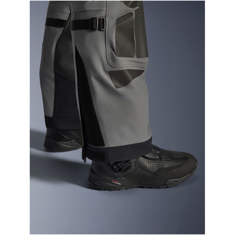Pantalones cortos de moto Alpinestars Nazca 3L Gore-Tex PRO gris oscuro-negro
