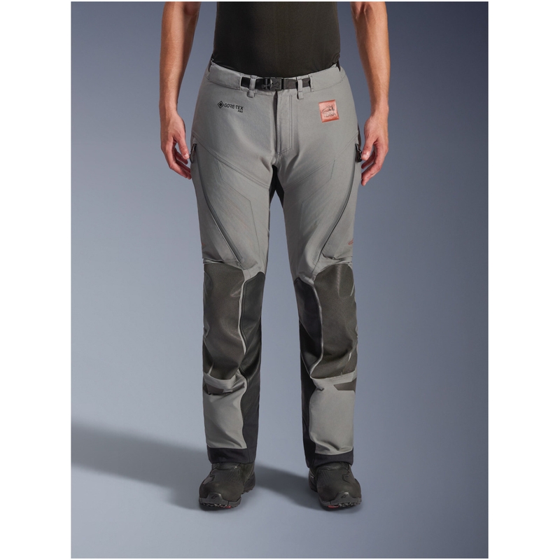 Pantalones cortos de moto Alpinestars Nazca 3L Gore-Tex PRO gris oscuro-negro