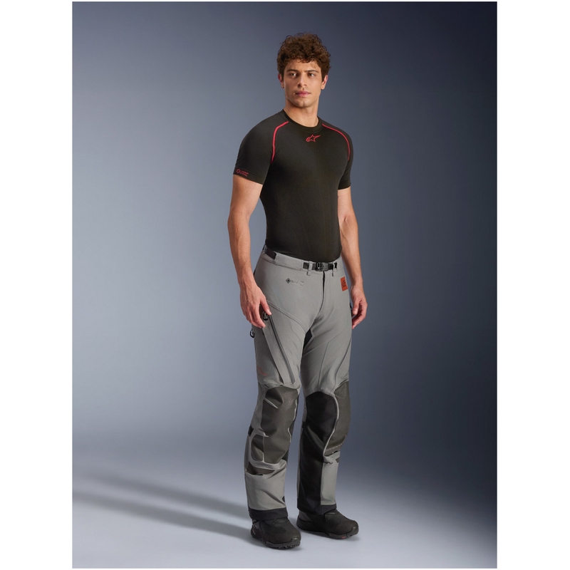 Pantalones cortos de moto Alpinestars Nazca 3L Gore-Tex PRO gris oscuro-negro