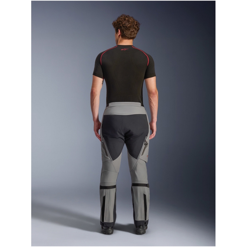 Pantalones cortos de moto Alpinestars Nazca 3L Gore-Tex PRO gris oscuro-negro