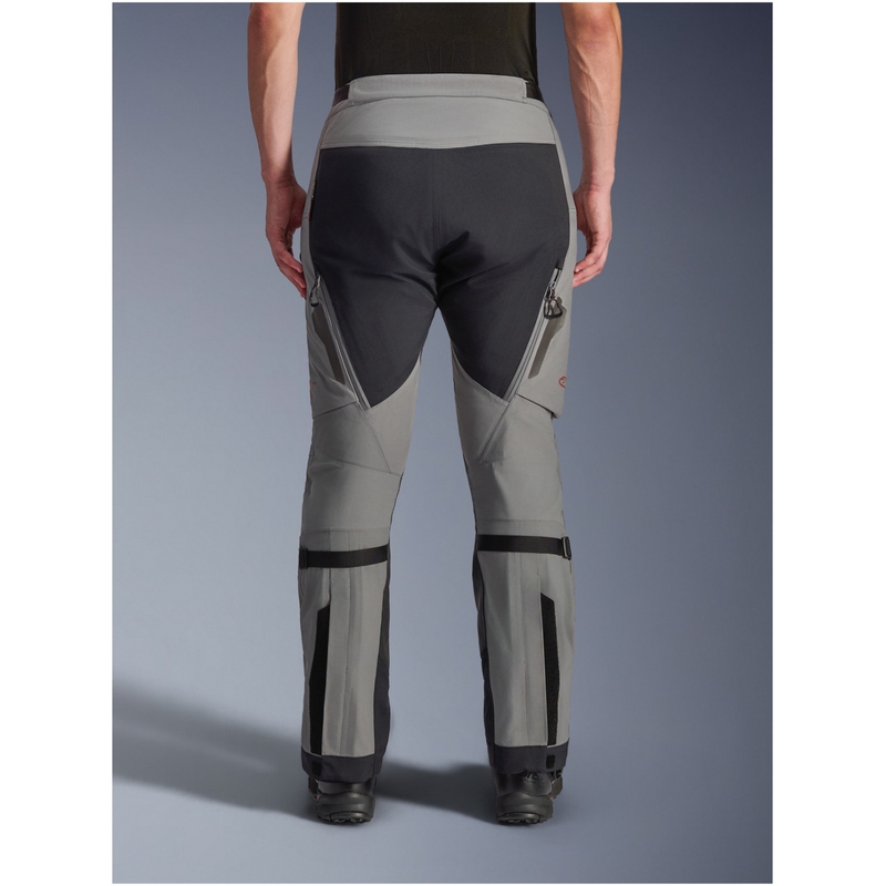 Pantalones cortos de moto Alpinestars Nazca 3L Gore-Tex PRO gris oscuro-negro