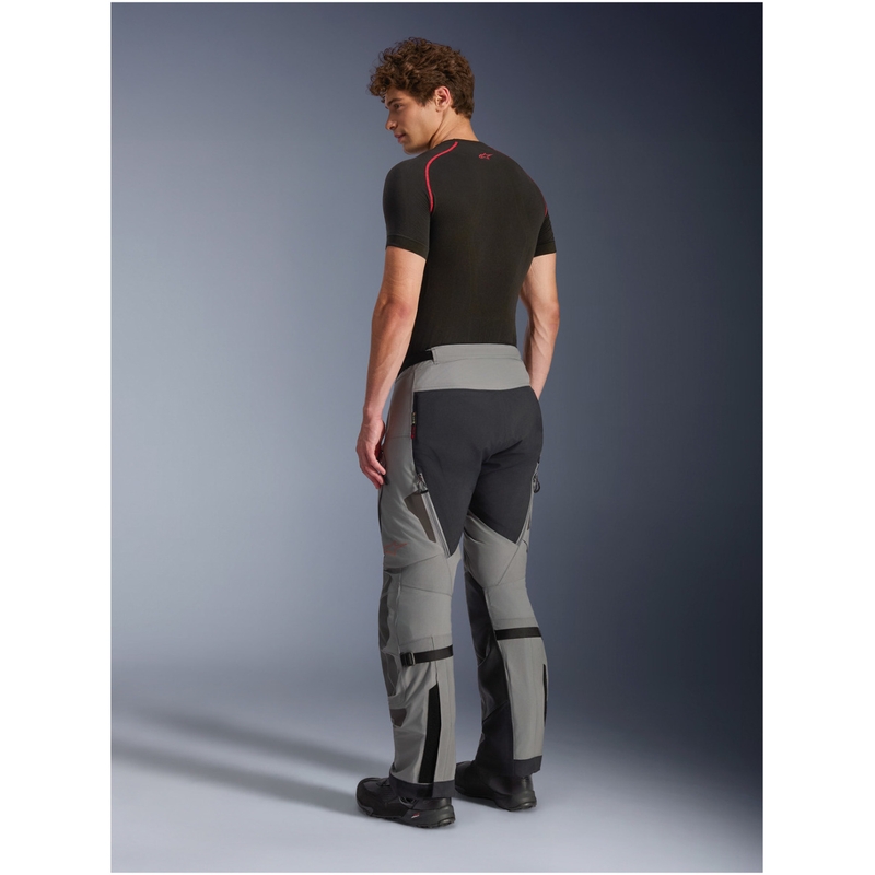 Pantalones cortos de moto Alpinestars Nazca 3L Gore-Tex PRO gris oscuro-negro