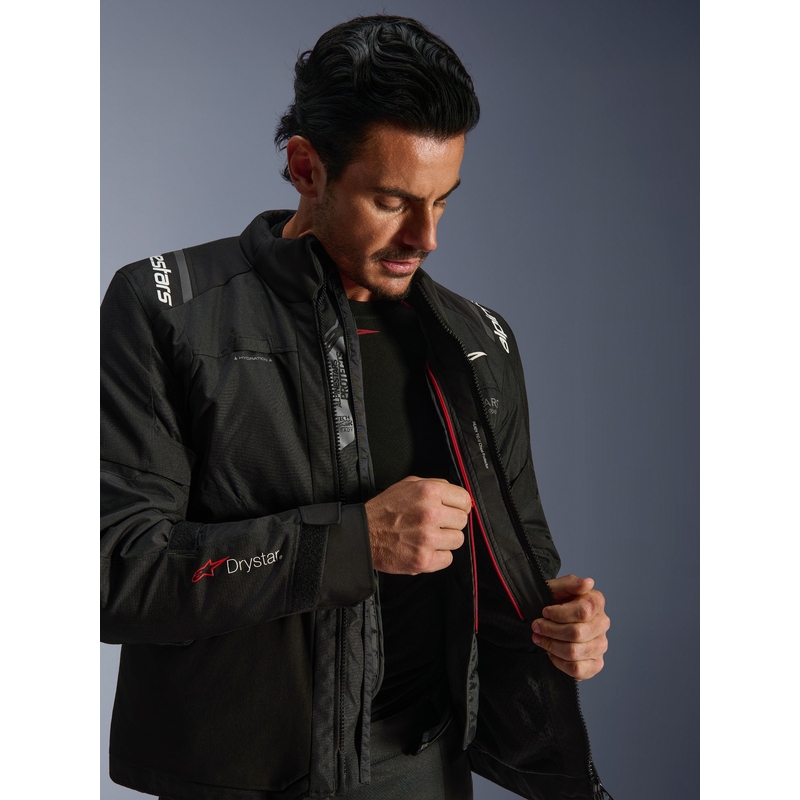 Chaqueta de moto Alpinestars Andes V4 Drystar negra