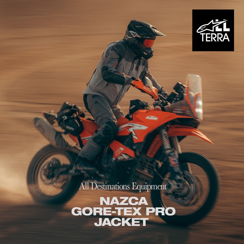 Chaqueta de moto Alpinestars Nazca 3L Gore-Tex PRO gris oscuro-gris claro