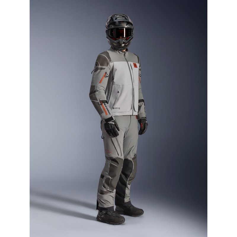 Chaqueta de moto Alpinestars Nazca 3L Gore-Tex PRO gris oscuro-gris claro