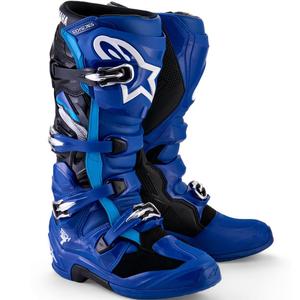 Botas de motocross Alpinestars TECH 7 YAMAHA colección azul-blanco-negro