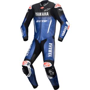 Mono de moto de cuero de una pieza Alpinestars GP-R7 colección YAMAHA GYTR TECH-AIR compatible azul-negro-blanco-rojo