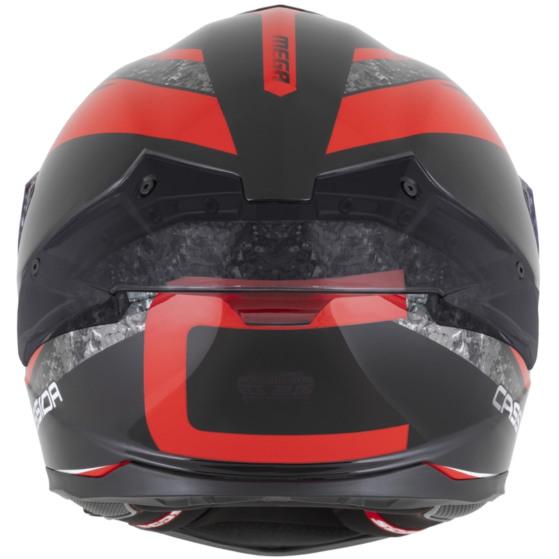 Casco integral de moto Cassida Integral GTS 2.1 Mega negro-rojo-blanco