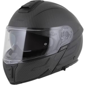 Casco de moto abatible Cassida Modulo 2.1 Plus Carbon BlackOut negro mate