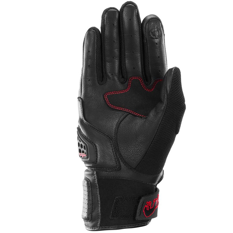 Guantes de moto Furygan Volt EVO negro-blanco-rojo
