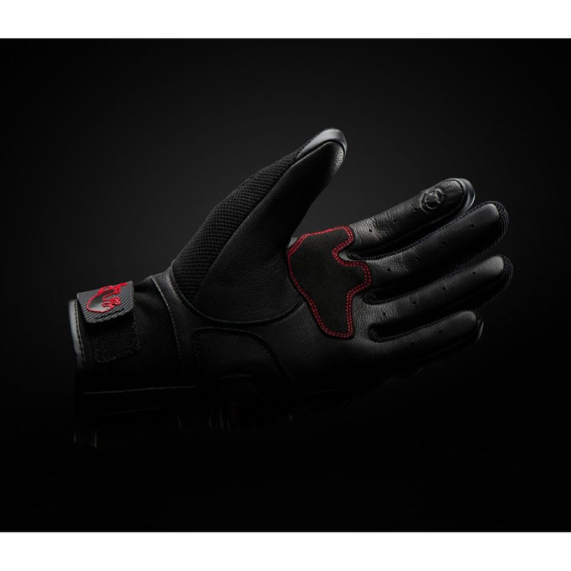 Guantes de moto Furygan Volt EVO negro-blanco-rojo