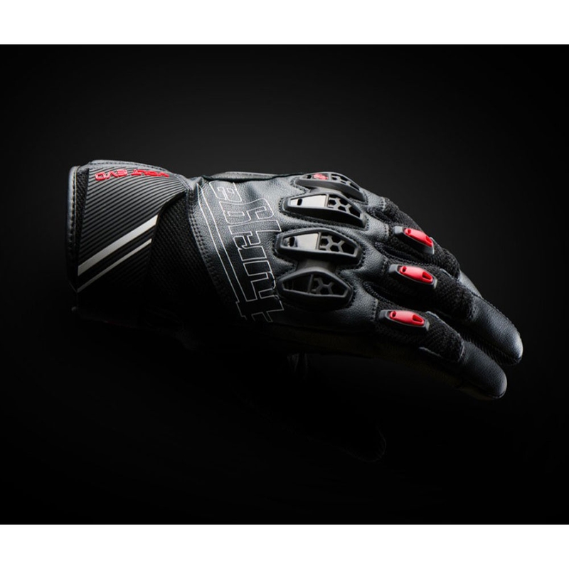 Guantes de moto Furygan Volt EVO negro-blanco-rojo