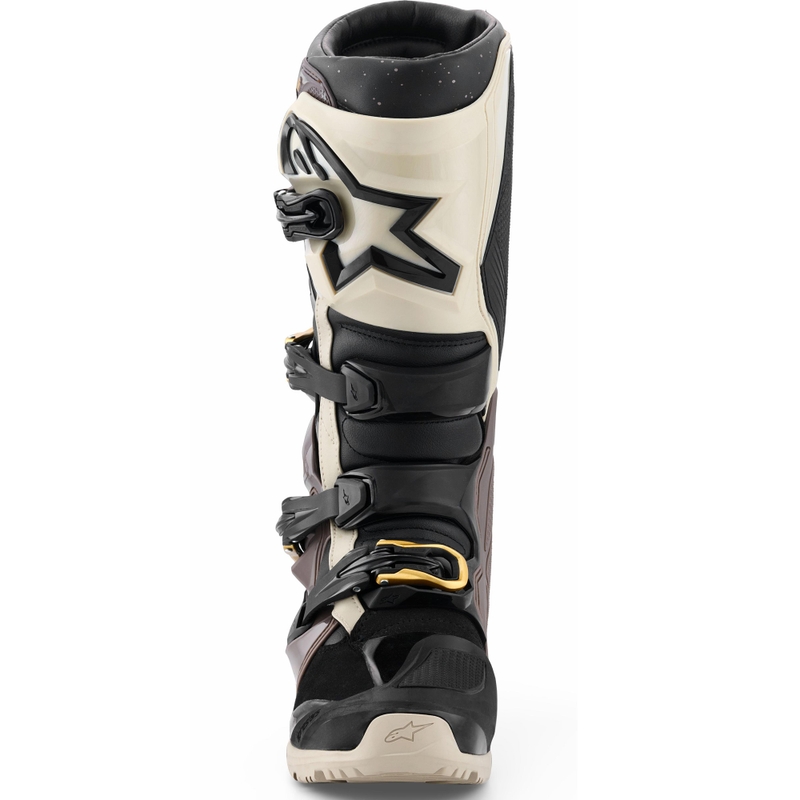 Botas de moto Alpinestars TECH 7 Enduro Drystar Negro-Gris oscuro-Dorado