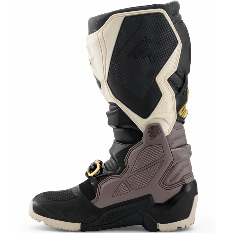 Botas de moto Alpinestars TECH 7 Enduro Drystar Negro-Gris oscuro-Dorado
