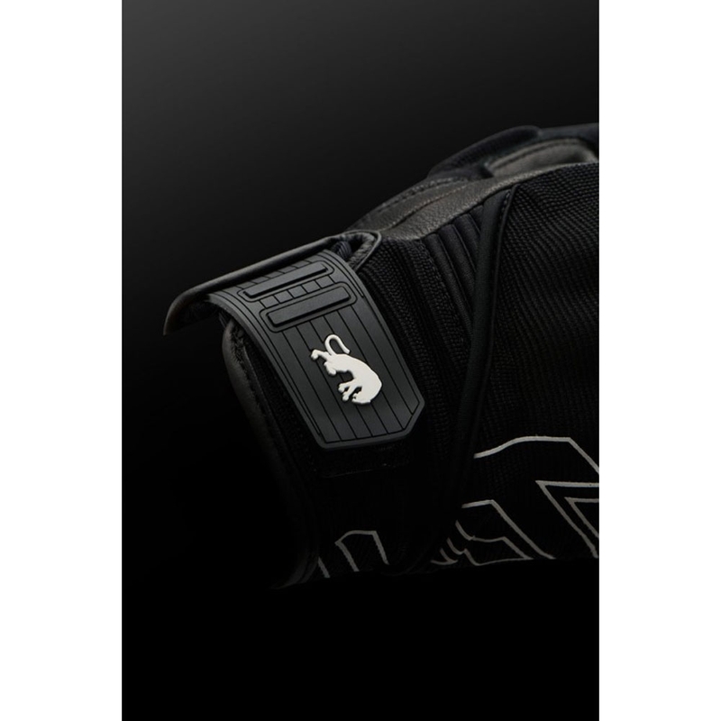 Guantes de moto Furygan Jet Neon D3O® Evo para mujer, color negro-blanco