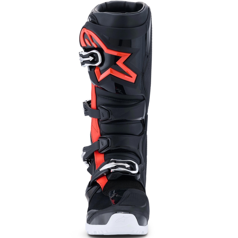 Botas de moto Alpinestars TECH 7 Enduro Drystar negro-rojo fluo-blanco
