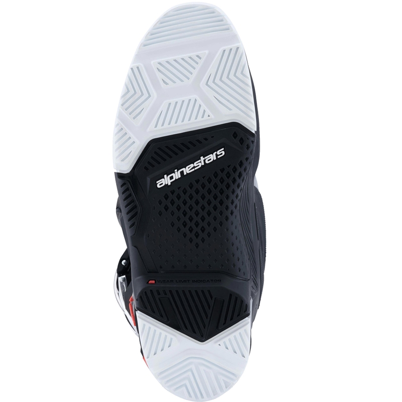 Botas de moto Alpinestars TECH 7 Enduro Drystar negro-rojo fluo-blanco