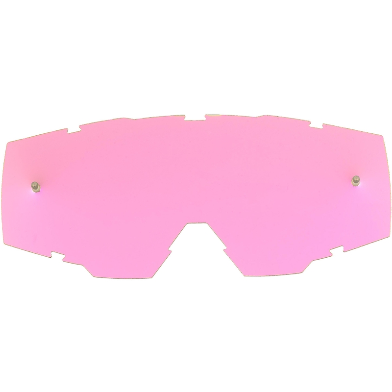 Gafas de motocross NOX Spectre con visera rosa