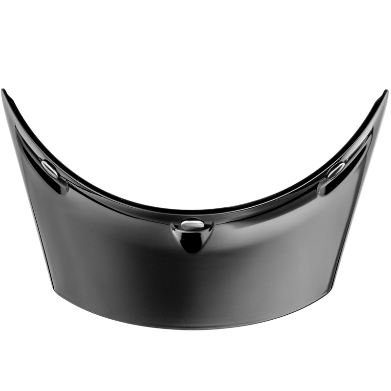 Visera para cascos de moto NOX Premium Seventy II negro brillante