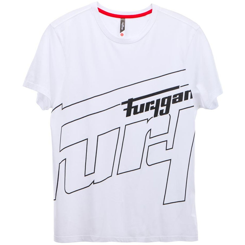 Camiseta Furygan Rage blanca-negra