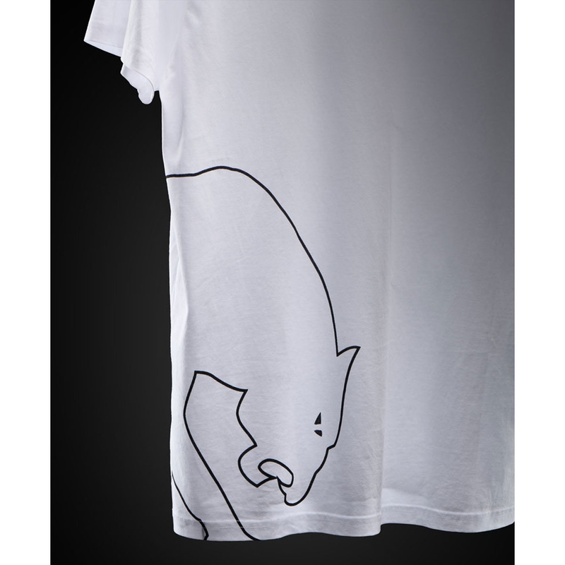 Camiseta Furygan Rage blanca-negra