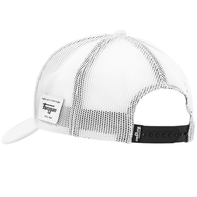 Gorra Furygan Trucker Rage blanca-negra