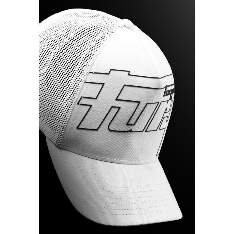 Gorra Furygan Trucker Rage blanca-negra