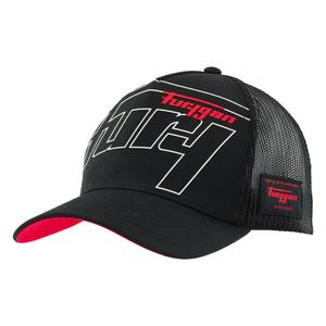 Gorra Furygan Trucker Rage negra-blanca-roja