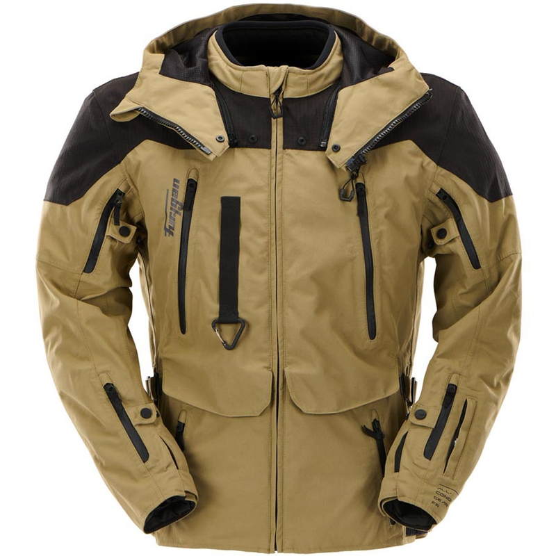 Chaqueta de moto Furygan Kalahari SP color arena-negro