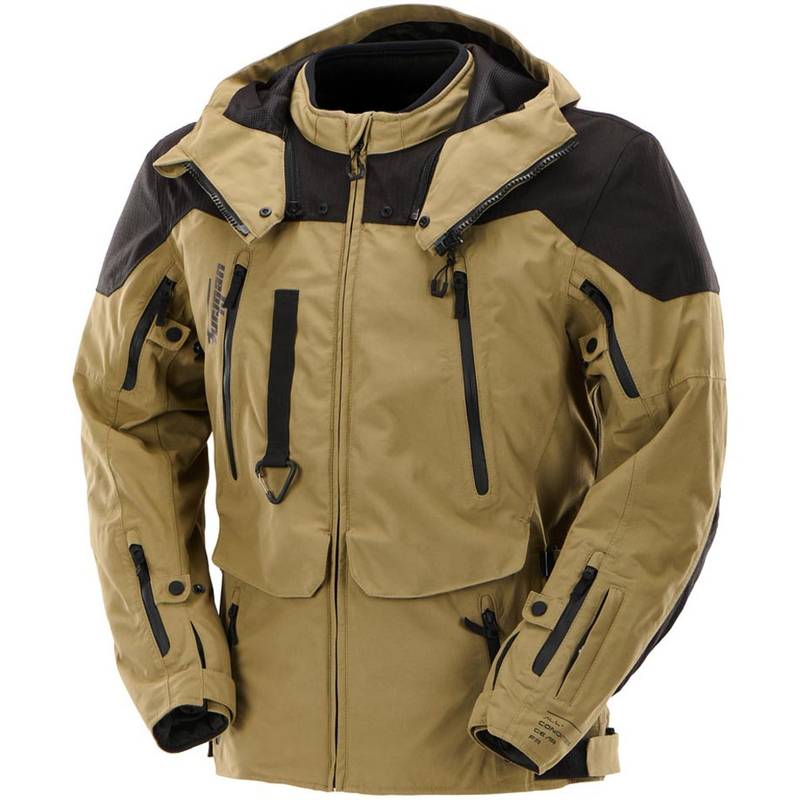 Chaqueta de moto Furygan Kalahari SP color arena-negro