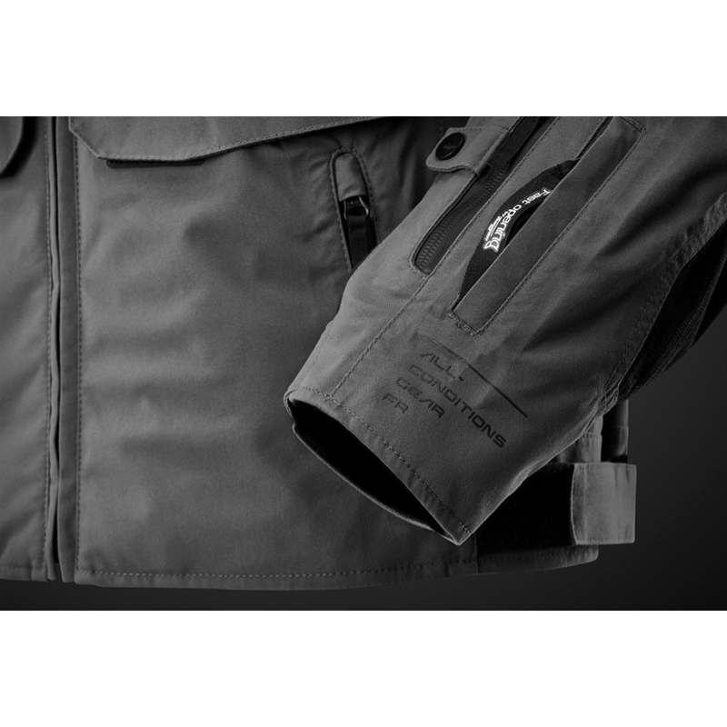 Chaqueta de moto Furygan Kalahari SP gris-negra