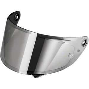 Visera con preparación Pinlock para cascos de moto NOX N402, cromada